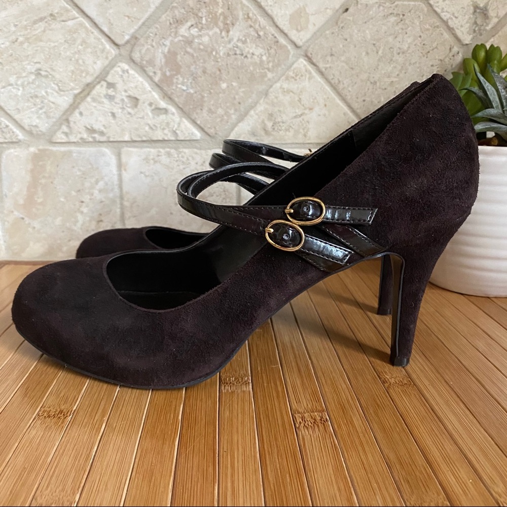 Classic LOFT Brown Suede Pumps Heels 7 1/2